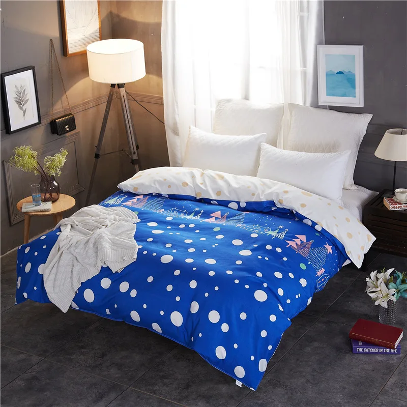 2018 Дизайн плотная постельные принадлежности пододеяльник 1 шт. одноцветное Цвет