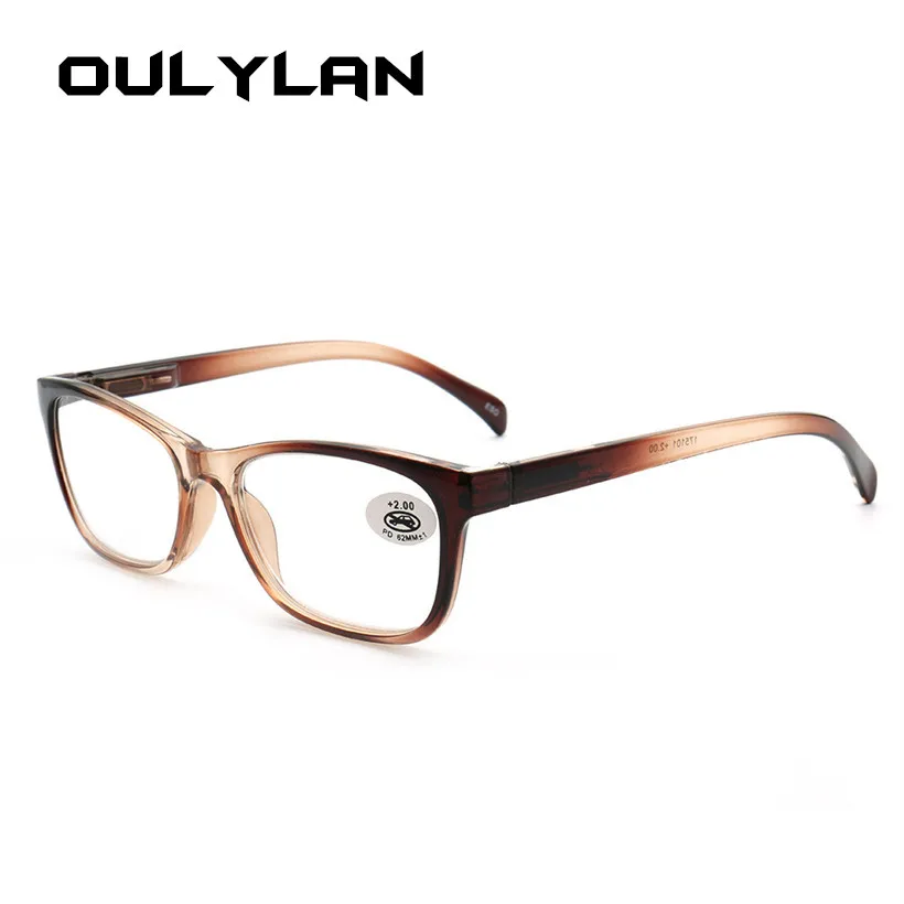 Oulylan, винтажные очки для чтения, для женщин и мужчин, анти усталость, PC, небьющиеся очки, мужские очки по рецепту дальнозоркости+ 1,0 3,5