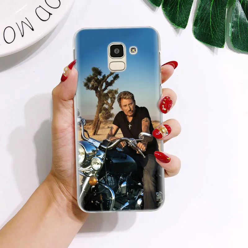 Джонни Холлидей чехол для samsung Galaxy J4 J6 плюс J3 J5 J6 J7 J8 C2 Core J5 J7 премьер Футляр для телефона