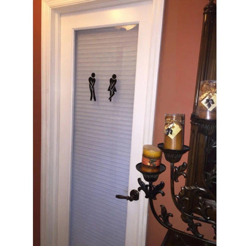 Новые наклейки на стену унитаза виниловые художественные съемные для ванной