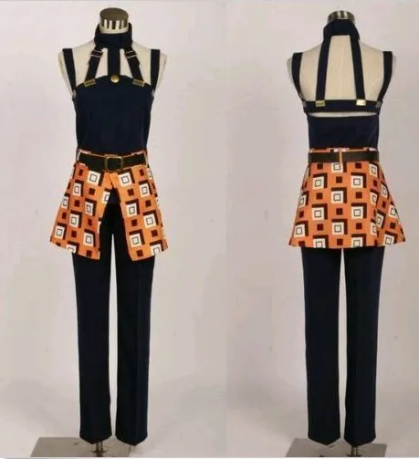 JoJo's Bizarre Adventure Ghirga Narancia костюм для костюмированной вечеринки модный фанатов на