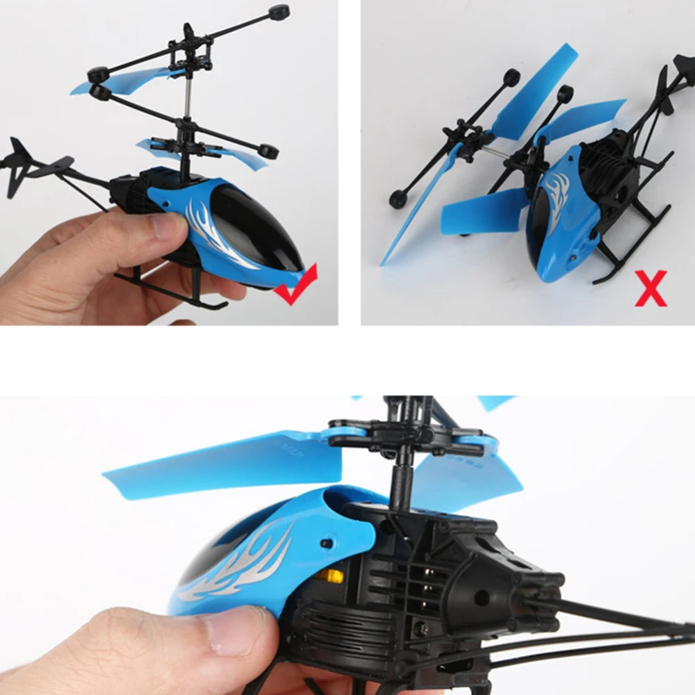 Летающий RC вертолет игрушка мини уличный Дрон инфракрасный индукционный