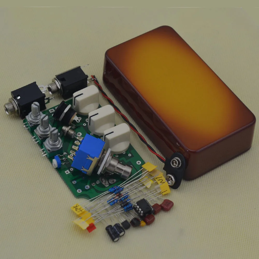 Набор педалей для гитары Overdrive DIY с коробкой 1590B и педалью ICTL082CP OD1 R9 | Спорт