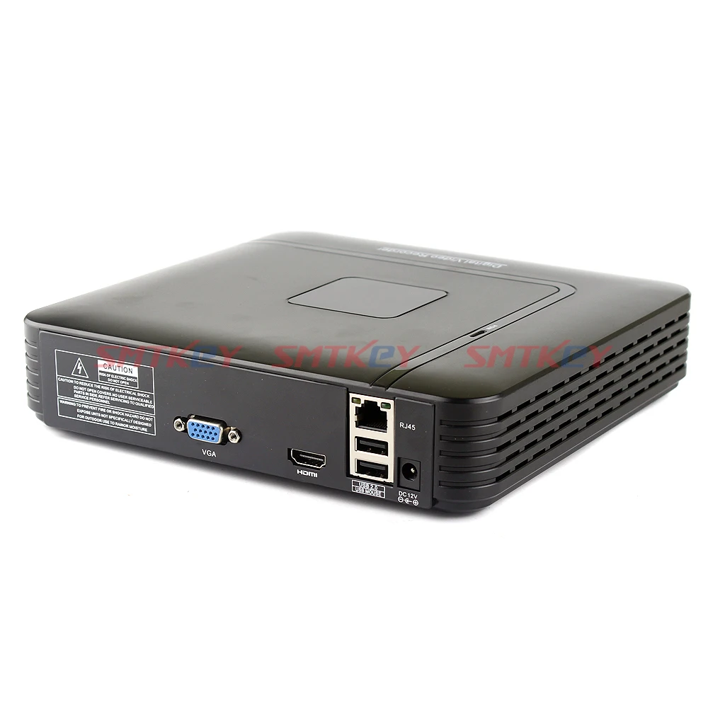 Сетевой видеорегистратор SMTKEY Onvif 4ch или 8ch для системы видеонаблюдения с IP