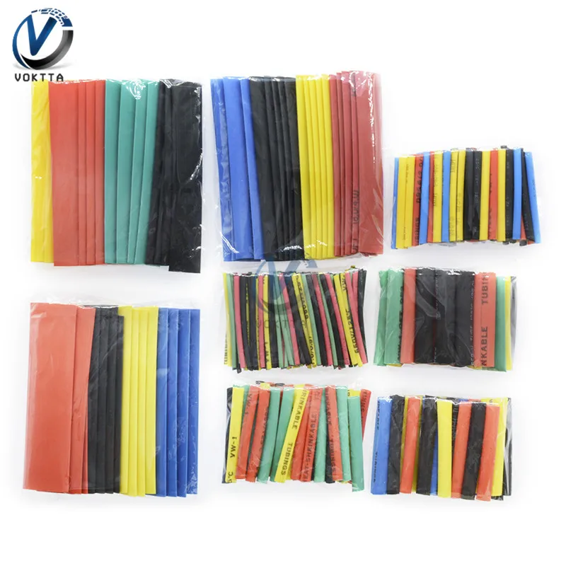 328 шт. термоусадочные полиолефиновые трубки для автомобильных кабелей 8