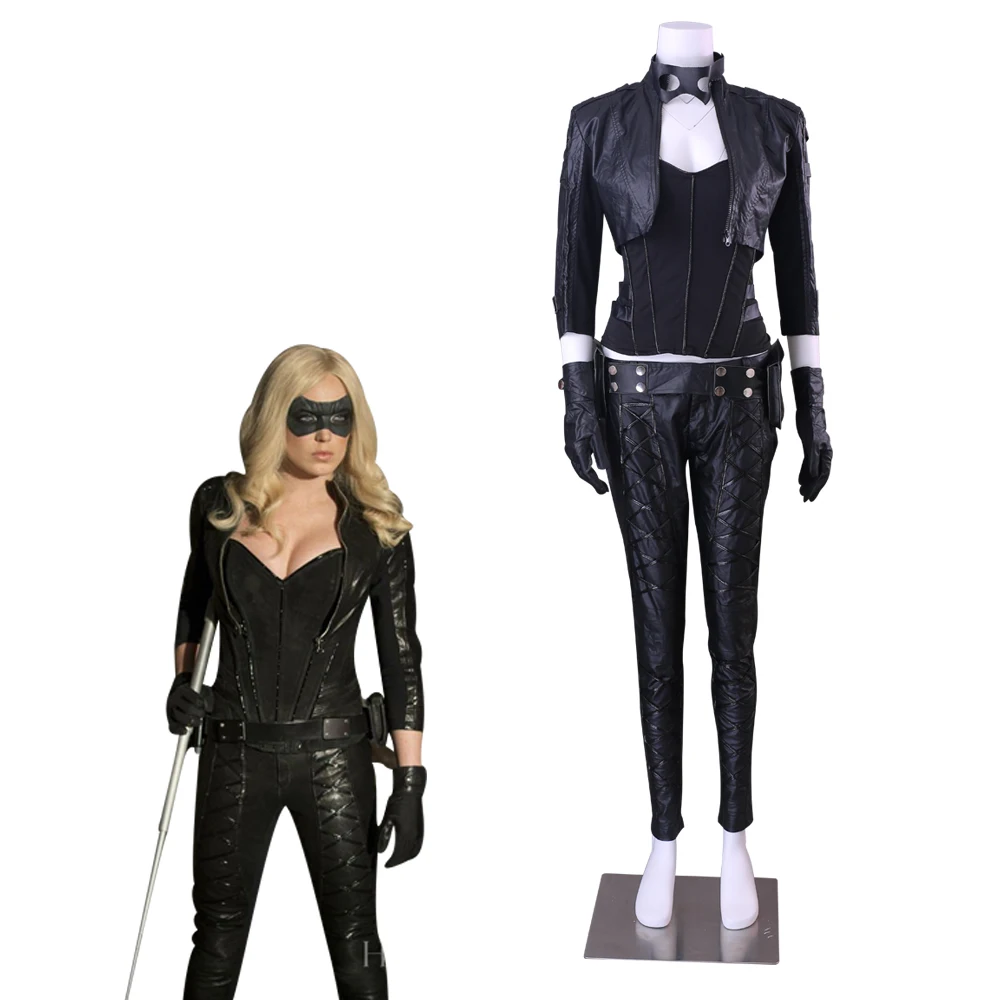 Arrow Dinah Лорел Лэнс черный канарский второго поколения черный канарский костюм для косплея