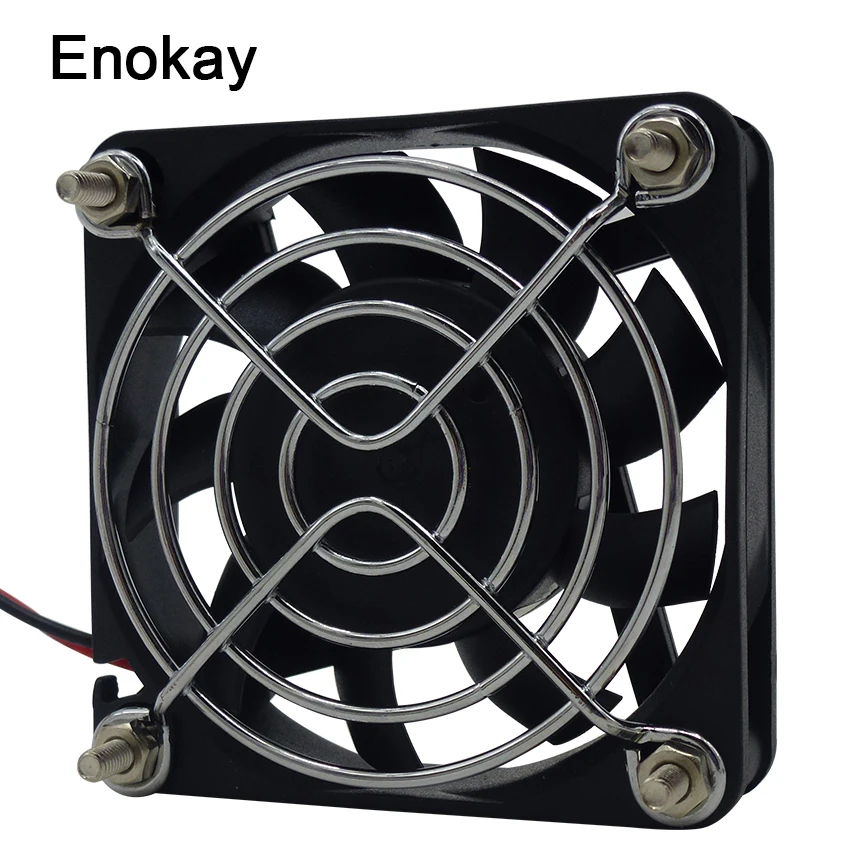 Оптовая продажа 2 шт Enokay 6015 60 мм 60x60x15 6 см DC 24V 2Pin кулер осевой вытяжной вентилятор с
