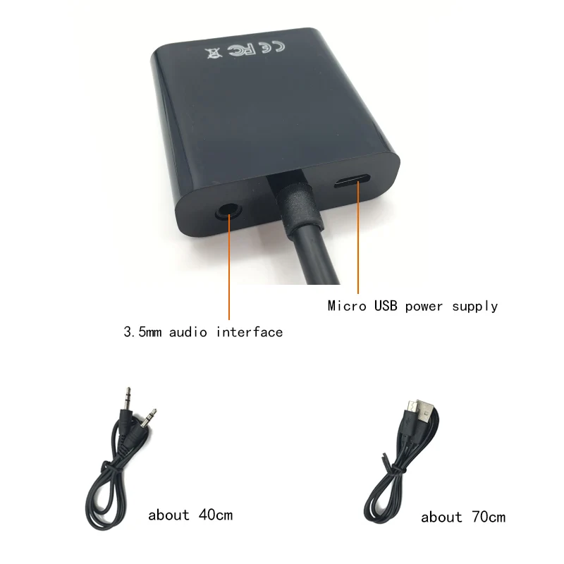 HEONYIRRY HDMI в VGA Кабель-адаптер 1080P цифро-аналоговый видео аудио конвертер кабель для ПК HD tv xbox PS3 PS4 ноутбук ТВ коробка
