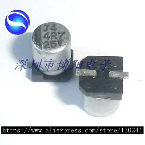 10 шт./лот SMD электролитические конденсаторы 47U/25V 6*5|capacitor electrolytic smd|capacitor smdcapacitor 25v |