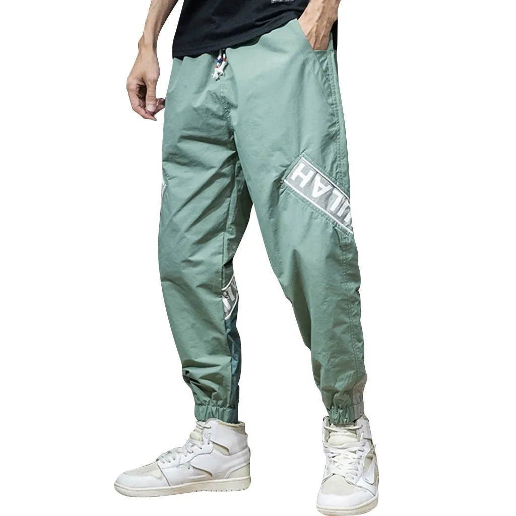 Мужские Летние Стильные комбинезоны повседневные джоггеры свободные брюки