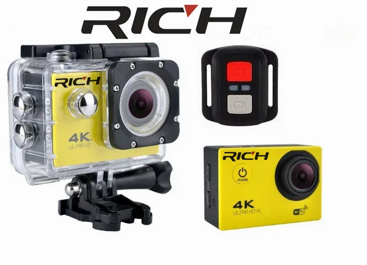 F60R 4k WIFI Удаленная Экшн камера 1080p HD 16MP GO PRO стильная на шлем 30 метров