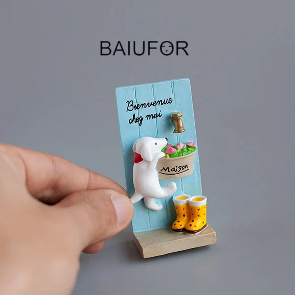 BAIUFOR миниатюрные и статуэтки рождественские рекламные щиты сказочный сад