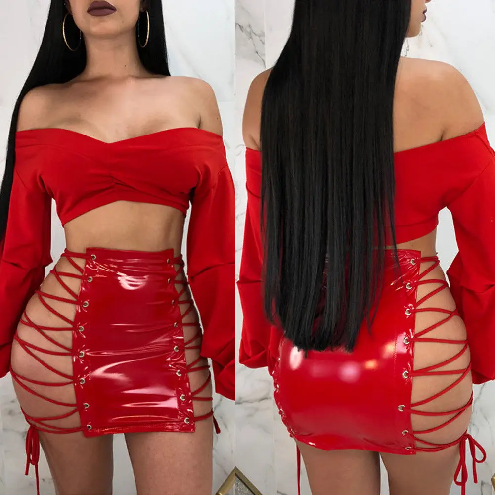 Модные женские туфли пикантные Высокая Талия Bandge кожа Карандаш Bodycon коротким