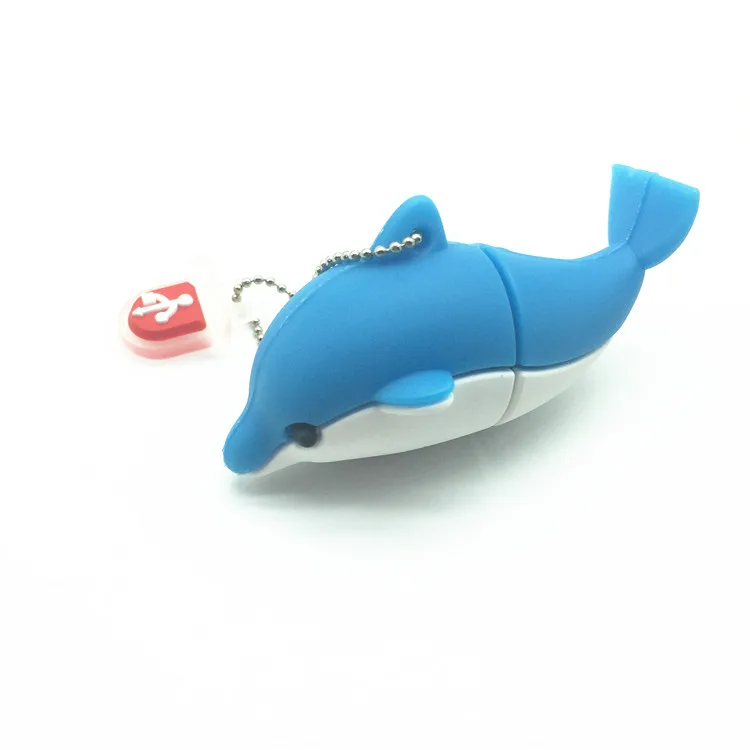 Хит продаж флеш накопитель с изображением животных акулы рыбы USB 3 0 8 ГБ 16 32 64 ГБ|USB