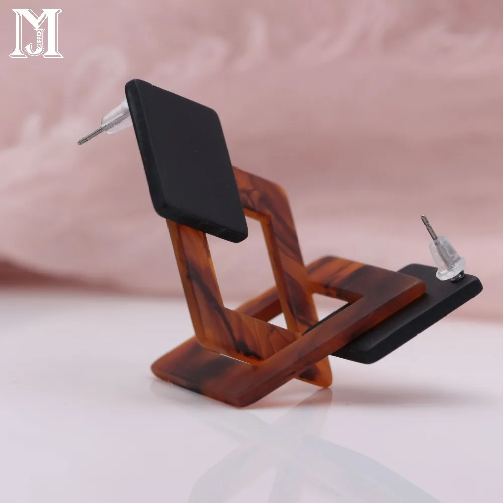 Новые винтажные полые большие крупные серьги подвески с имитацией акрилового