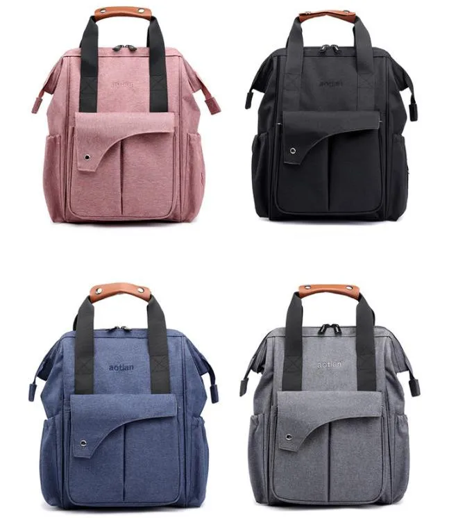 

4 colors Mummy Maternity Nappy Bag Large Capacity Nursing Bag baby care Backpack baby care Baby Stroller Organizer Hanging Bag