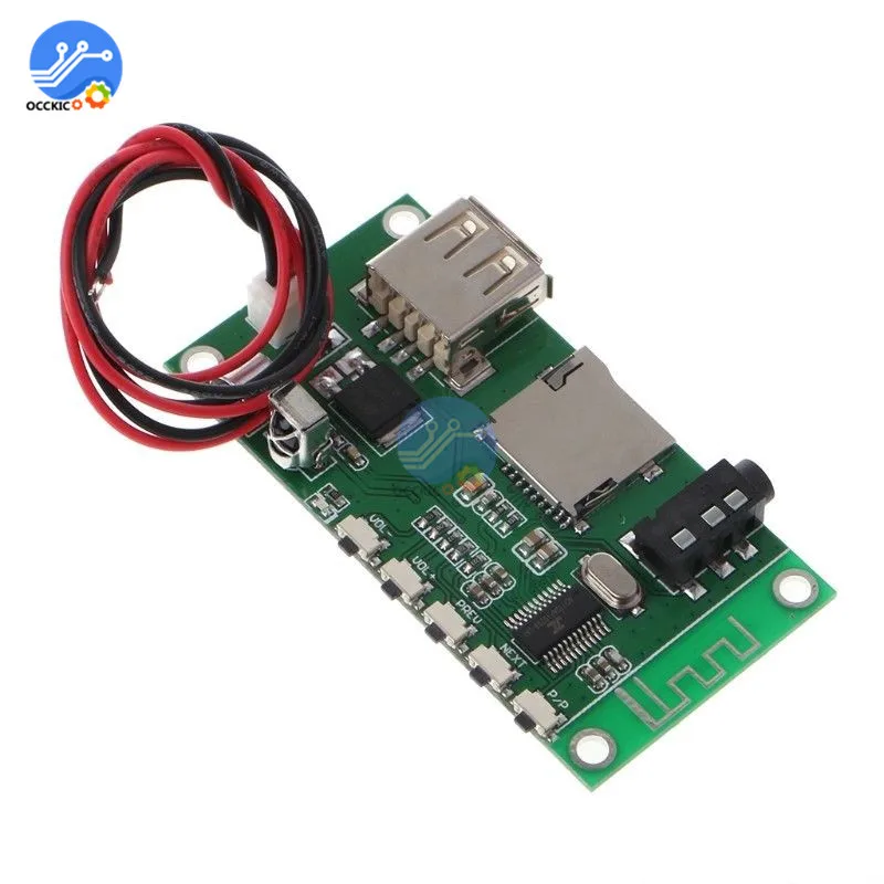 USB KCX BT001 беспроводной Bluetooth 5 0 декодер плата аудио приемник с дистанционным