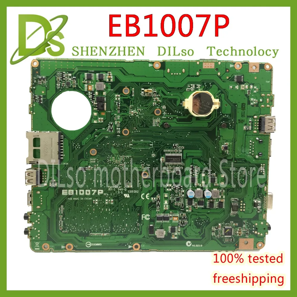 KEFU EB1007P для ASUS EB1007 E1007P материнская плата 2 слота RAM Материнская ноутбука