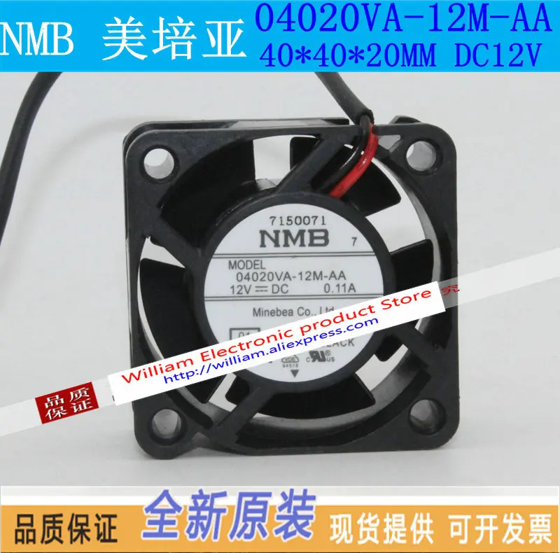

New Original NMB 04020VA-12M-AA DC12V 0.11A 40*40*20MM Computer cooling fan