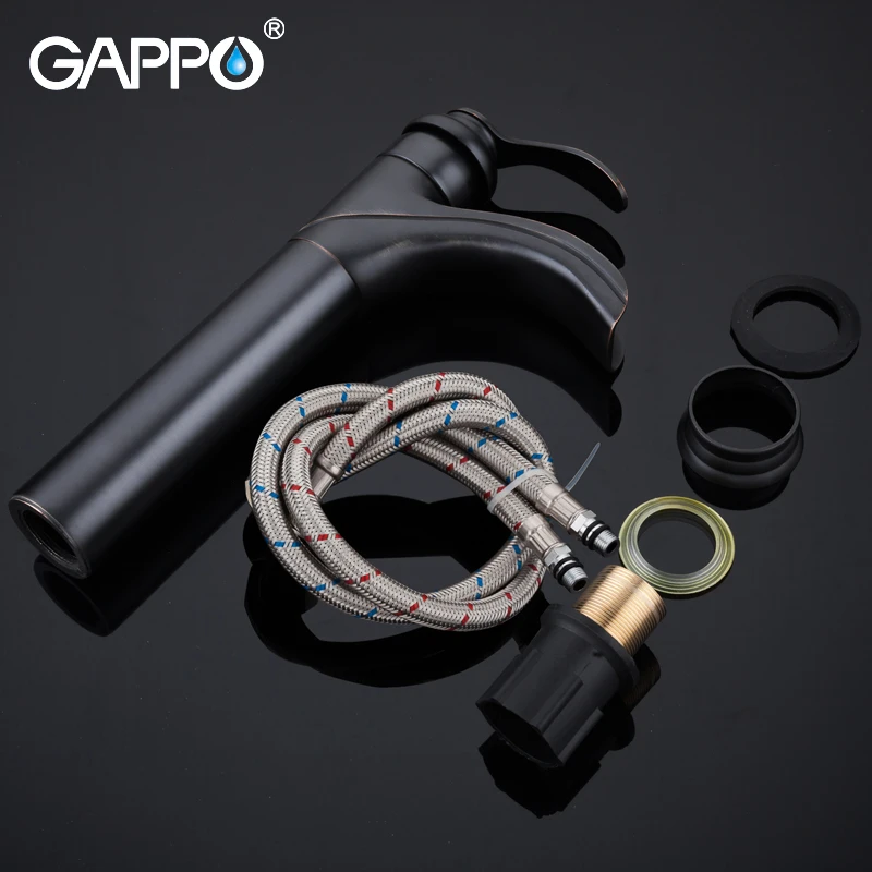 Смеситель для раковины GAPPO Черный кран ванной комнаты | Обустройство дома