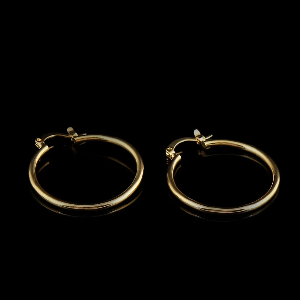 24K золотые серьги Новое поступление новая модель высокого качества Красивые золотые ювелирные серьги