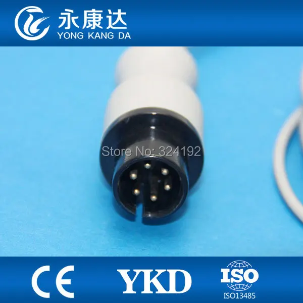 Geneic 6 pin ECG Cablewith 3LD IEC зажим без сопротивления доказанный Производитель ISO 13485 |