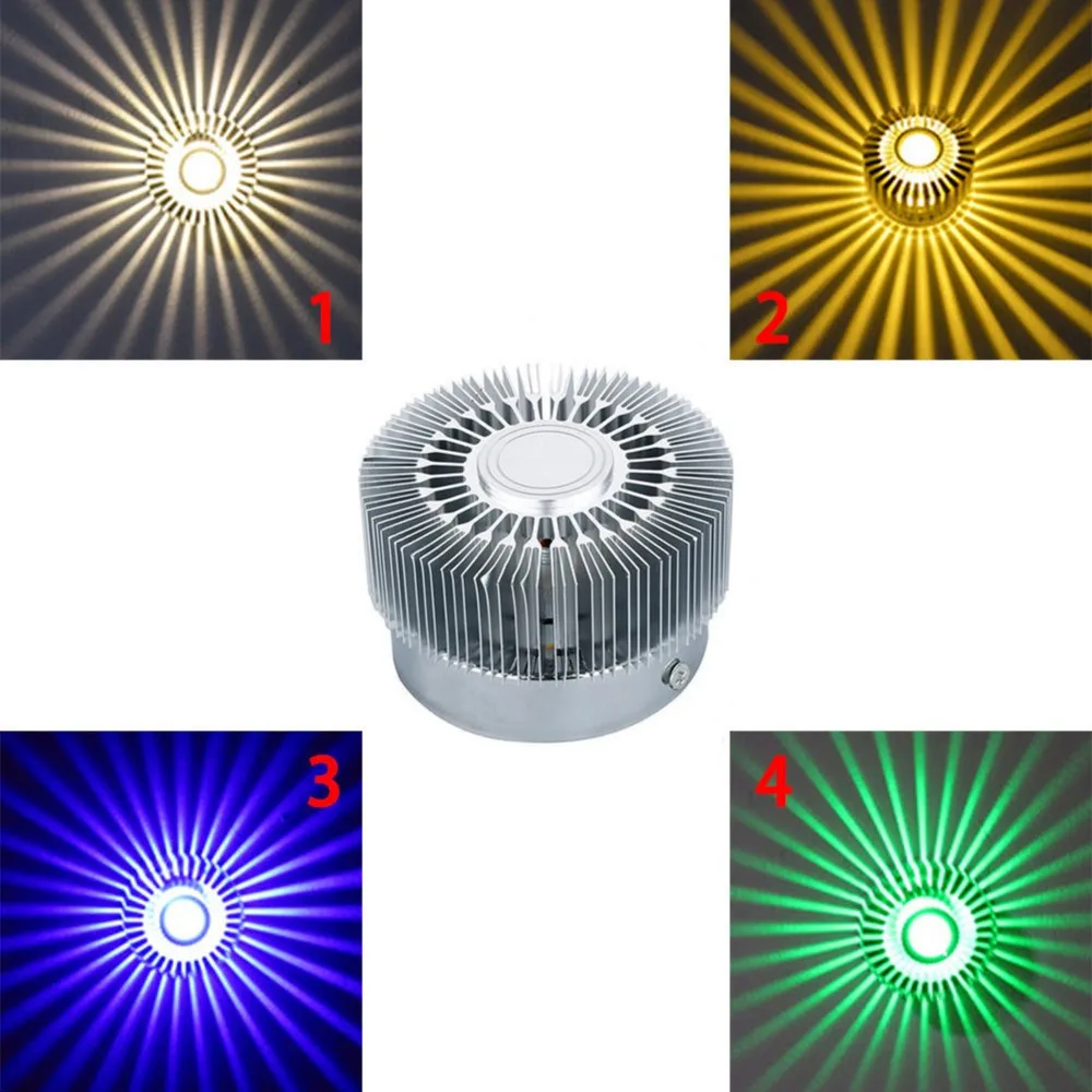 1 шт. светодиодный настенный светильник для коридора креативный алюминиевый фон