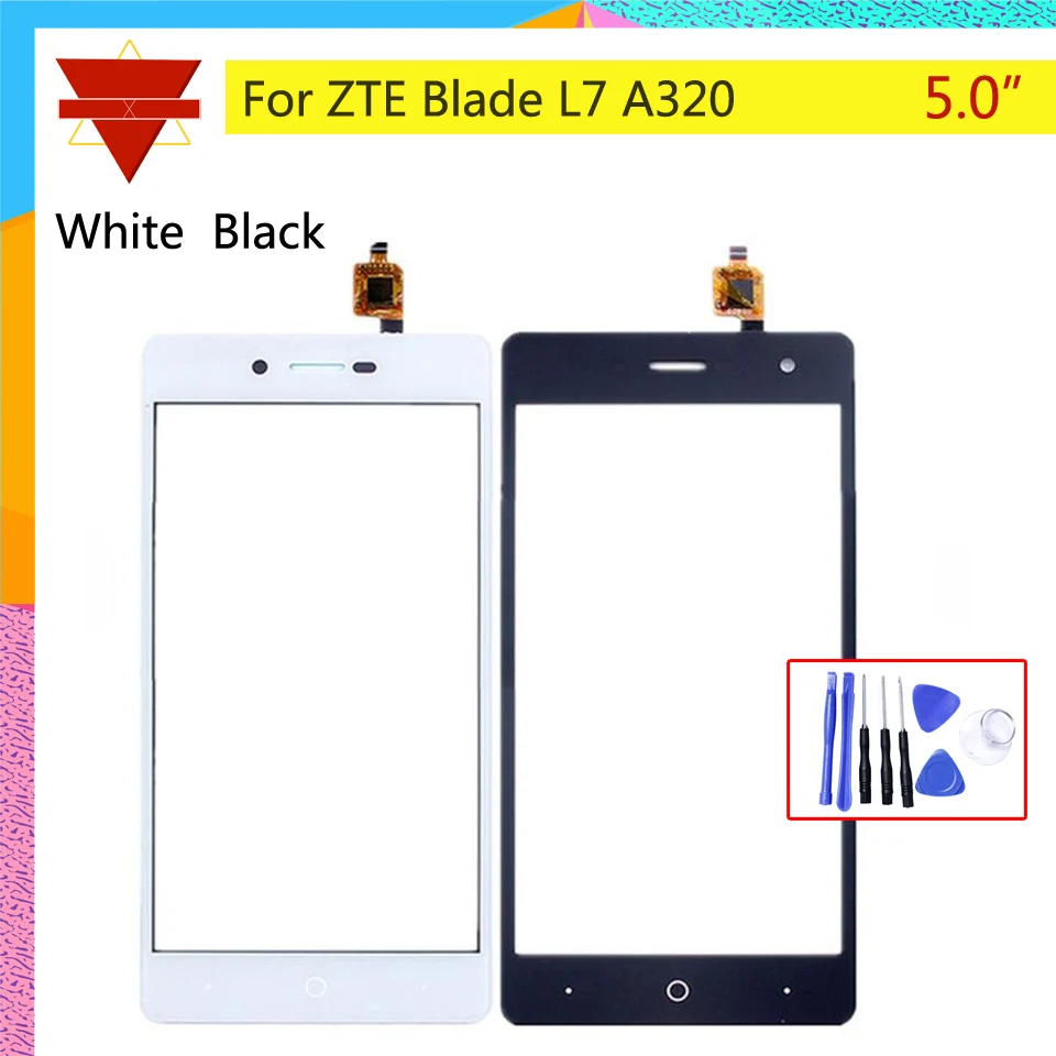5 0 &quotсенсорный экран дигитайзер для zte Blade L7 A320 A 320 Сенсорная панель Сенсорный