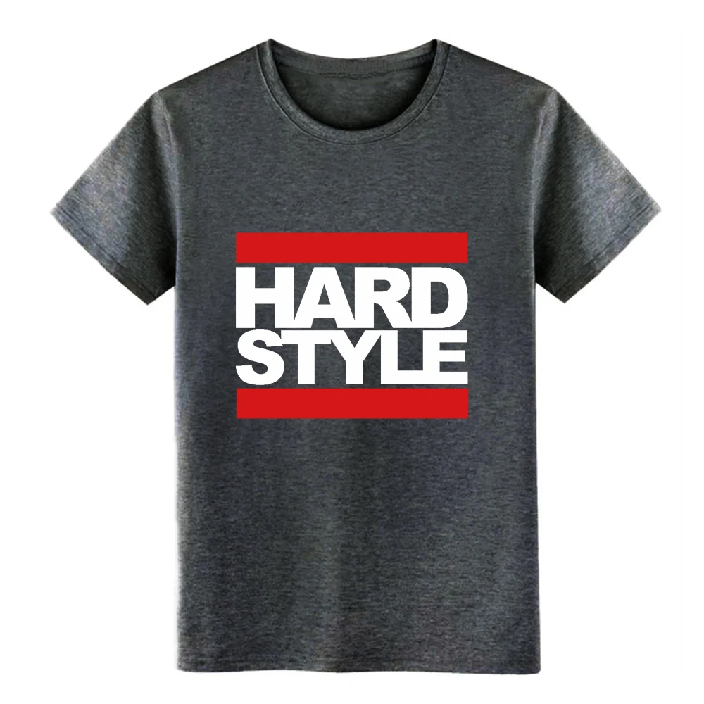 Hardstyle box футболка для мужчин на заказ из хлопка с o-образным вырезом Формальная