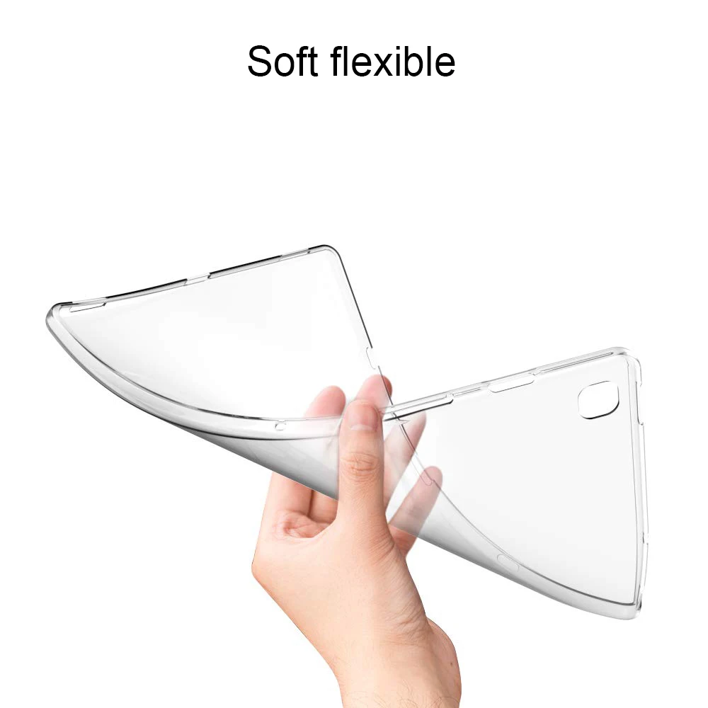 Прозрачный чехол для samsung Galaxy Tab A 10 5 2018 мягкий планшета из ТПУ чехол|Чехлы