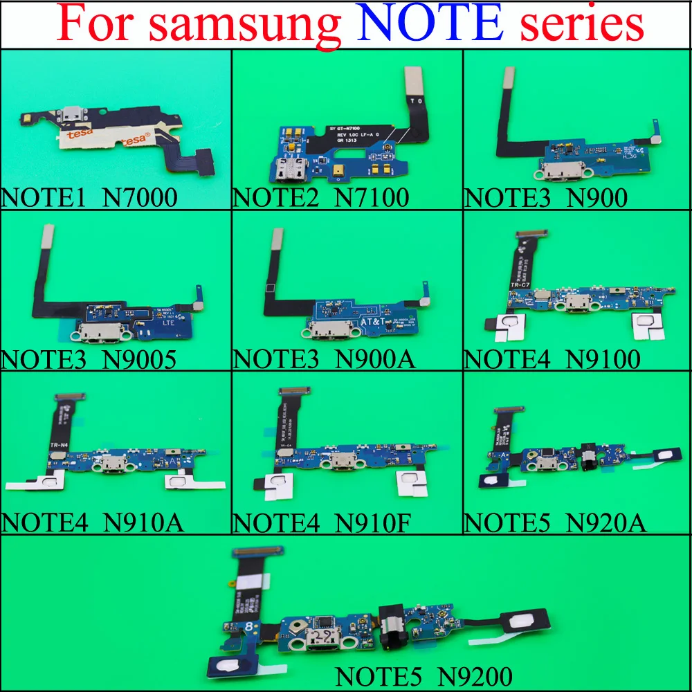 Новый USB разъем для зарядки гибкий кабель Samsung galaxy Note 1 N7000 2 N7100 3 N900 4 N9100 5 micro usb порт