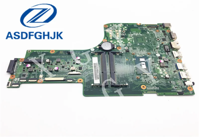 

Laptop motherboard For Acer FOR aspire E5-771G E5-771 NBMNX11005 NB.MNX11.005 Mainboard DA0ZYWMB6E0 SR244 I3-5005U DDR3L