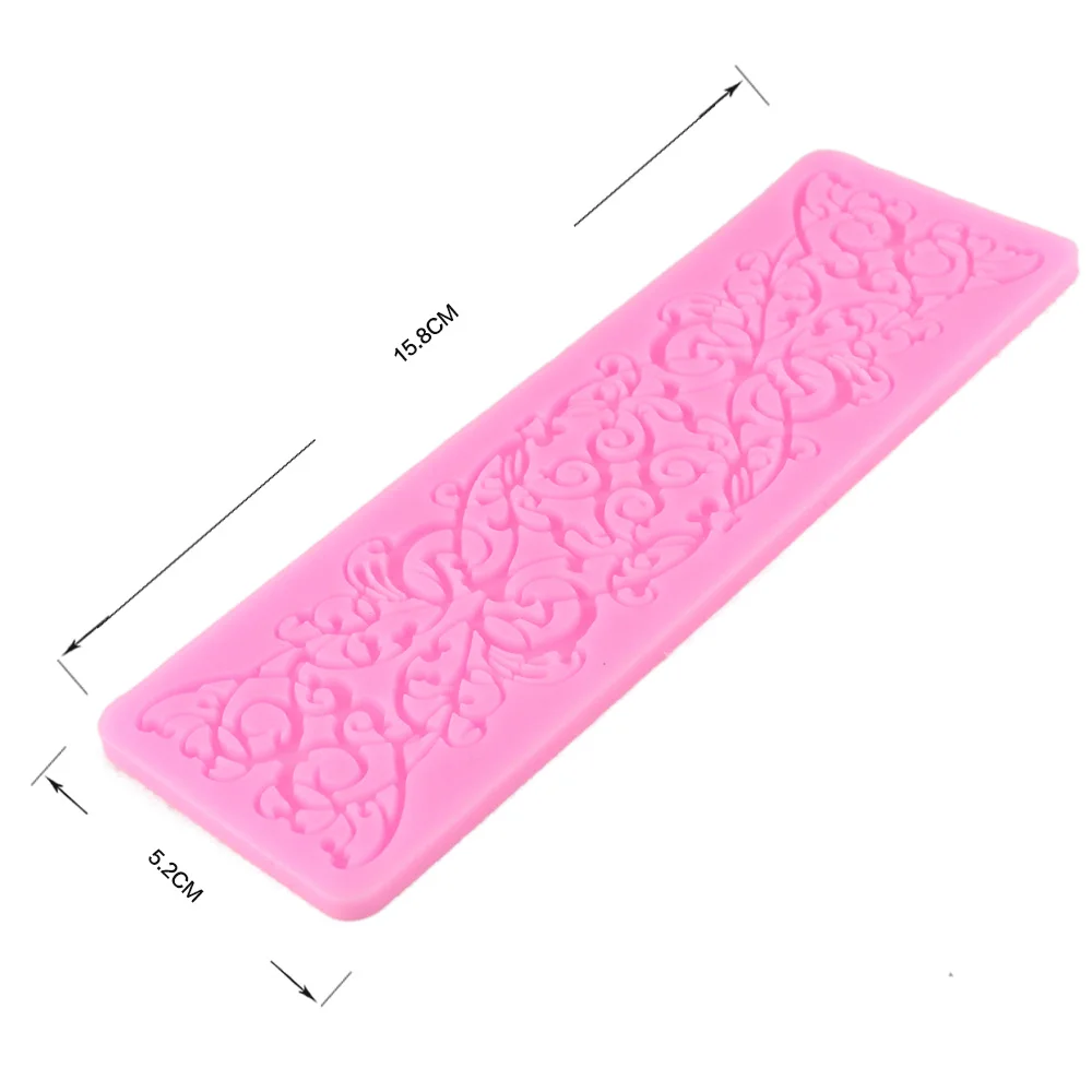 Цветочная кружевная форма для торта силиконовые формы помадка инструменты
