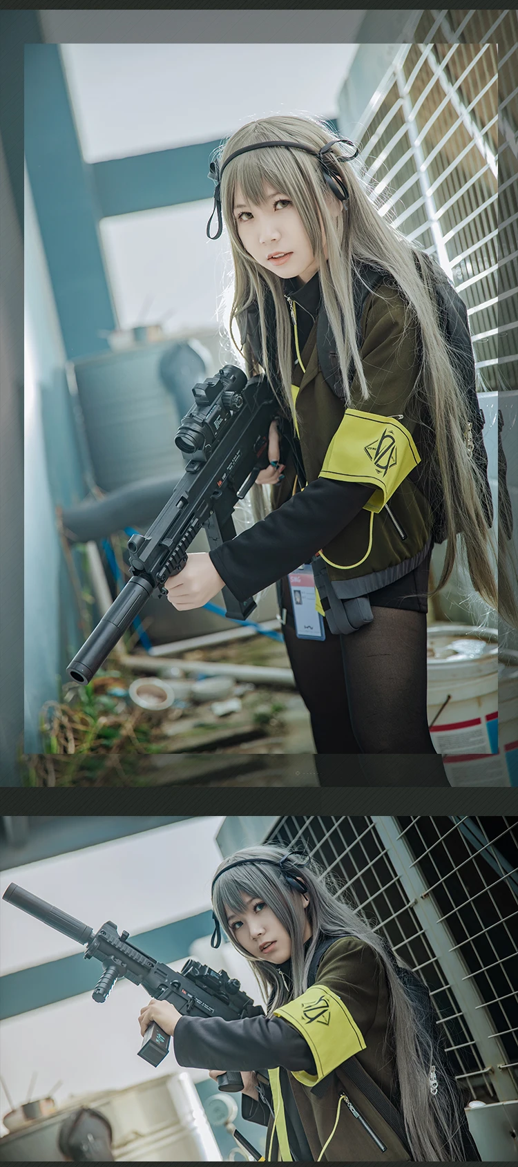 Игра для девочек Frontline UMP40 Боевая форма одежды косплей костюм полный комплект+ звуковой сигнал пейджер для женщин Хэллоуин Карнавал Новинка