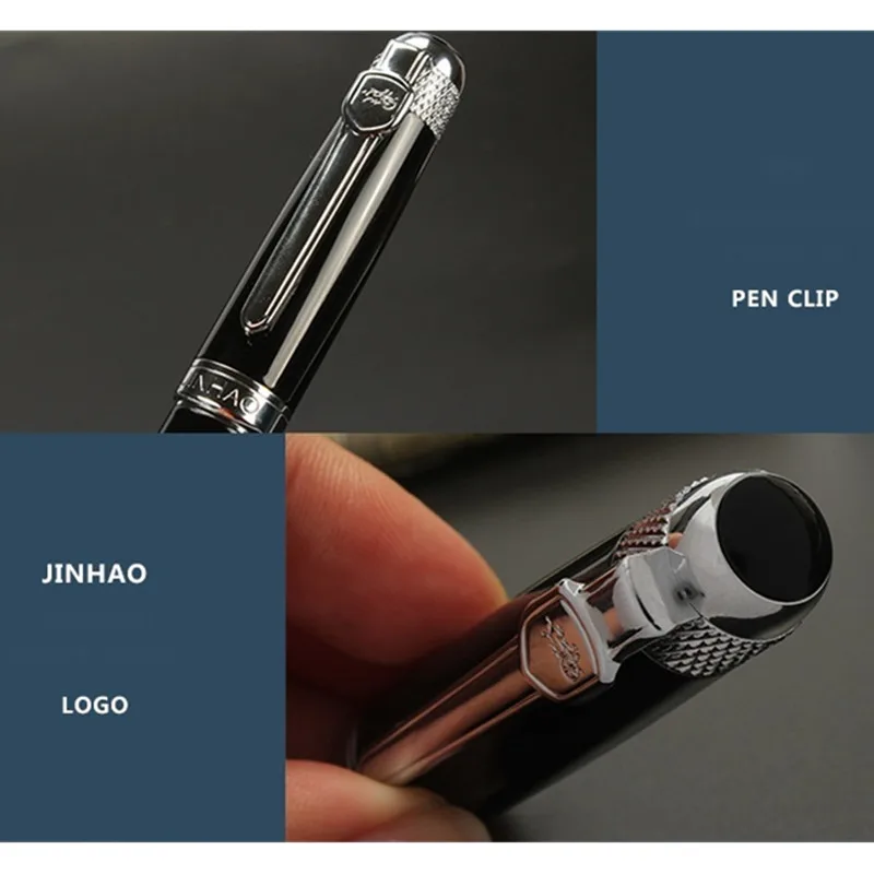 Jinhao 189 Черная Ручка роллер пилот ручка материал Эсколар ручки для школы Бизнес