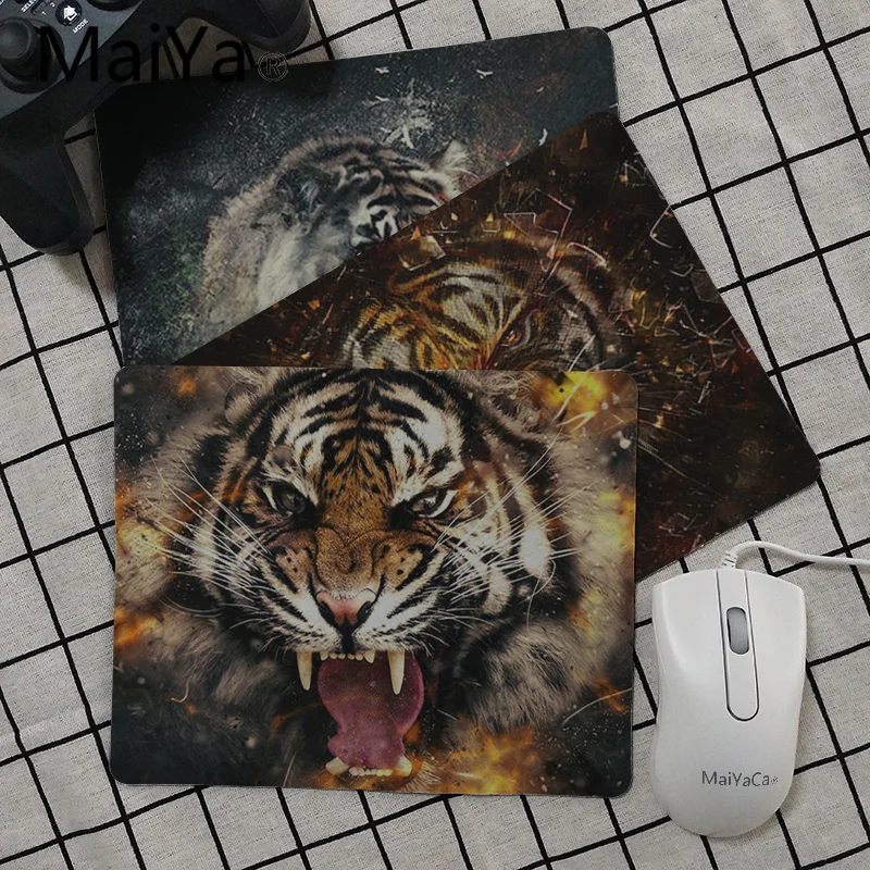 Maiya высокое качество животных Тигр огонь клавиатура игровые коврики Лидер продаж