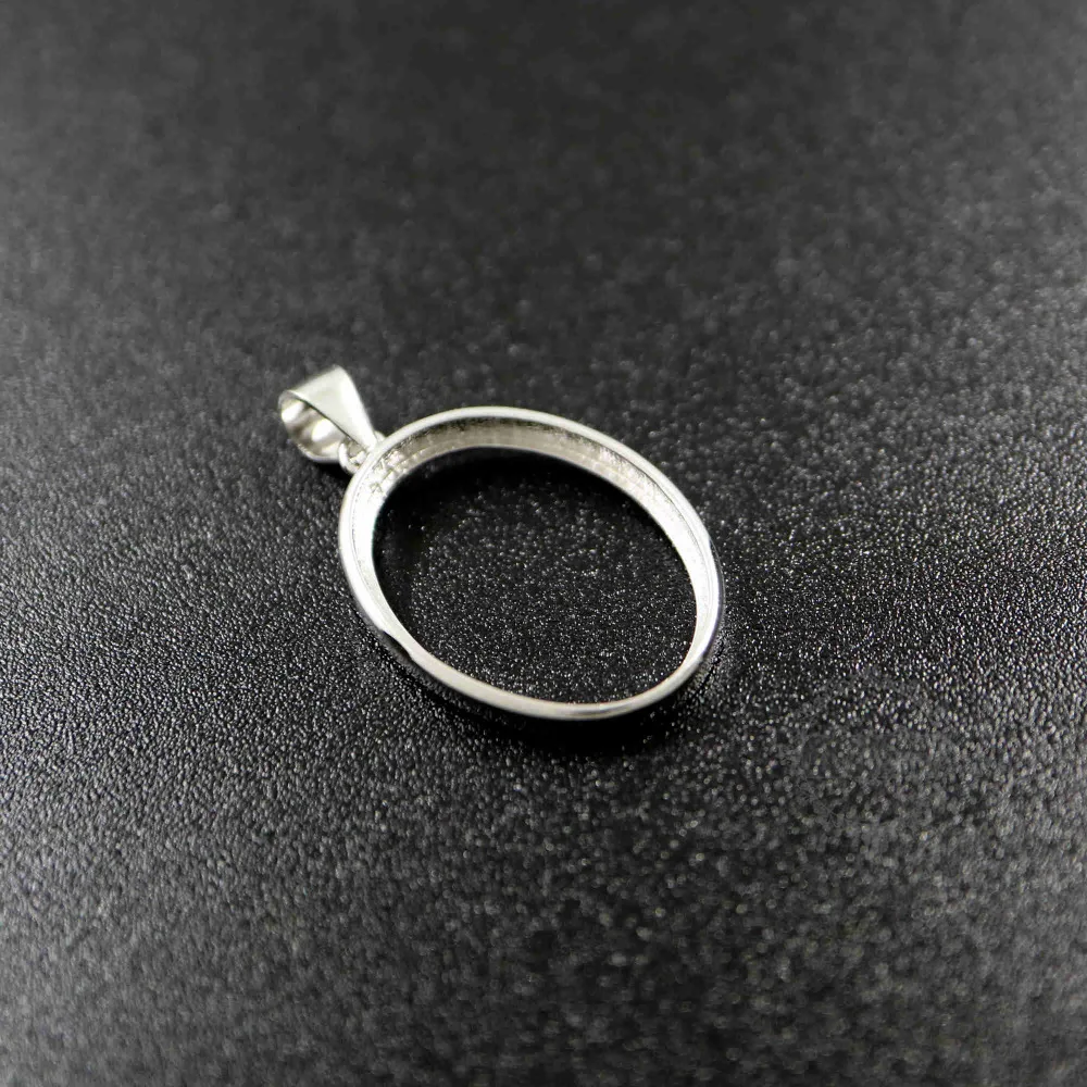 Простая овальная рамка 8x10 10x14 13x18MM настройки твердый серебристый сделай сам