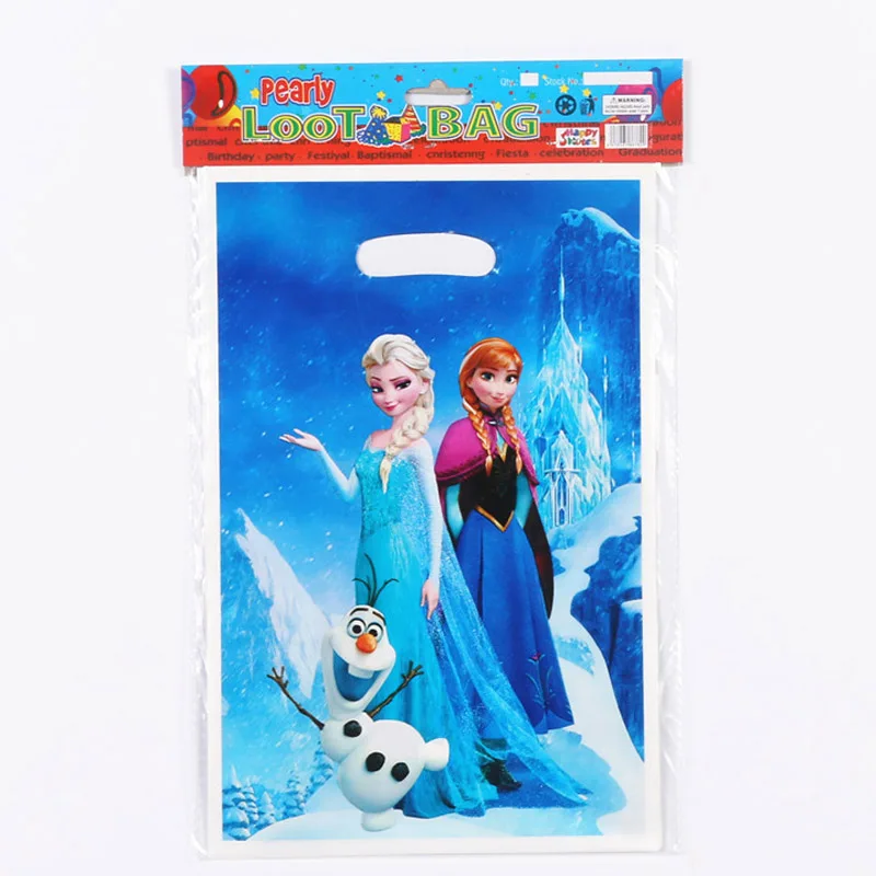 20 шт. Подарочная сумка принцессы русалки с машинками Маккуин Детские вечерние