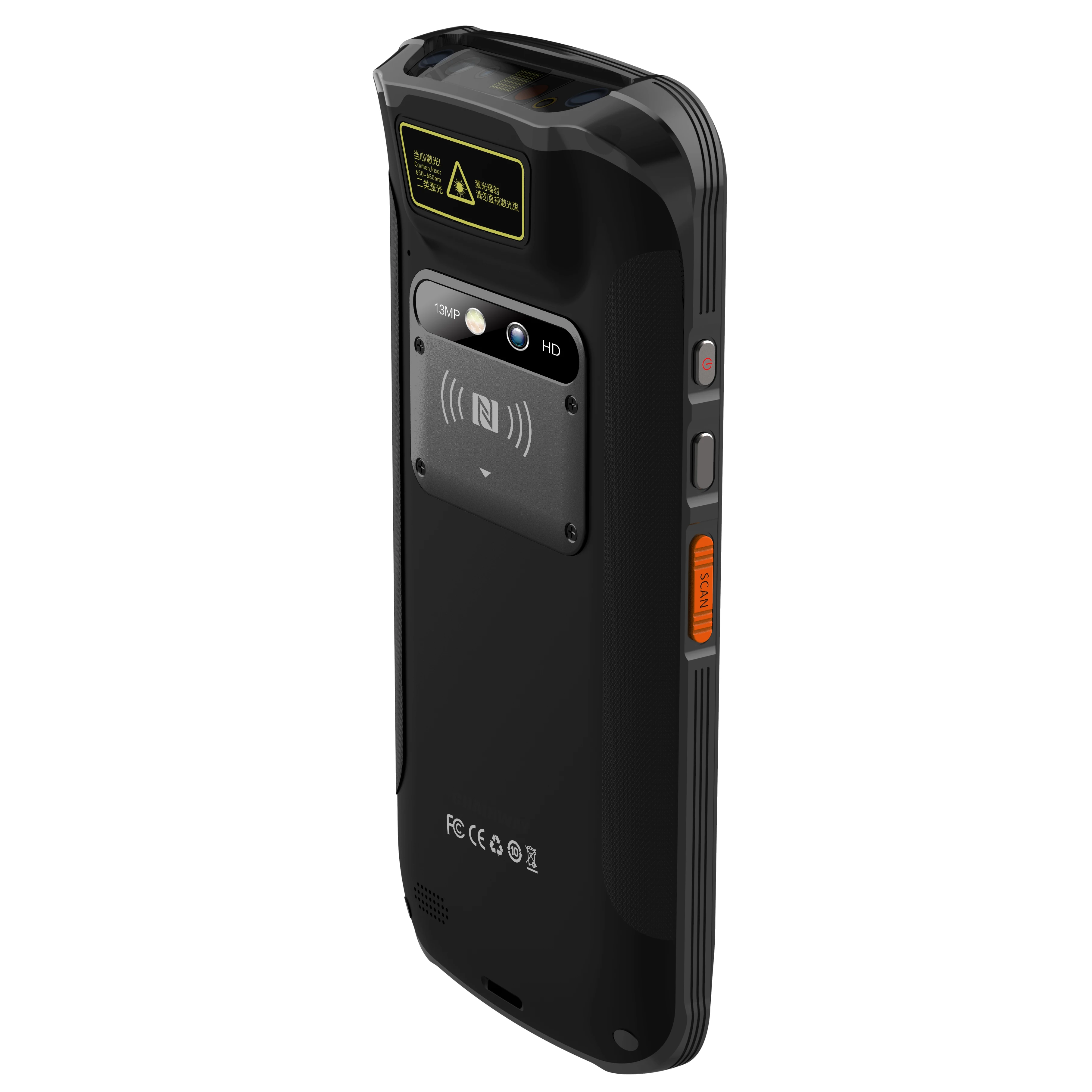Прочный IP67 сборщик мобильных данных терминал 4G КПК на базе Android 1D 2D сканер штрих
