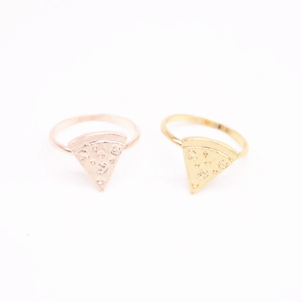 The latest elements multicolor ring Food shape rings for girls pizza and | Украшения и аксессуары