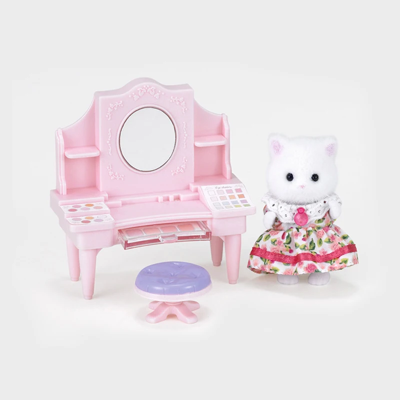 Sylvanian семейный косметический набор модный кукольный домик с мехом животных