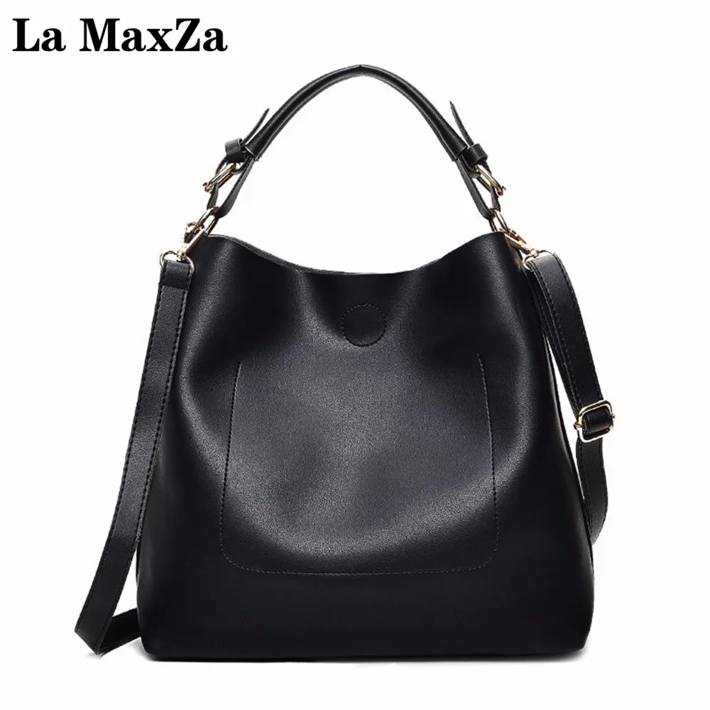 La MaxZa Марка кожаная сумка дизайнер новая мода большая Ёмкость | Багаж и сумки