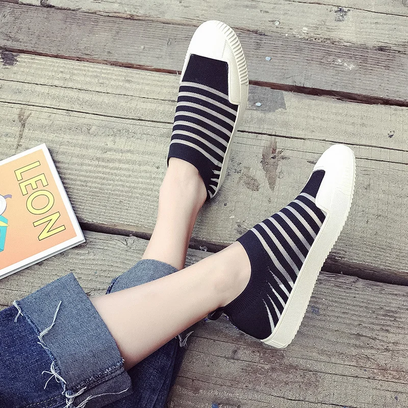 2019 стрейчевая ткань модные слипоны женские кроссовки весна лето удобные