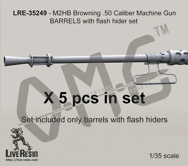 В наличии живая Смола LRE 35249 1/35 M2HB Browning .50 Калибр|Наборы для сборки моделей| |
