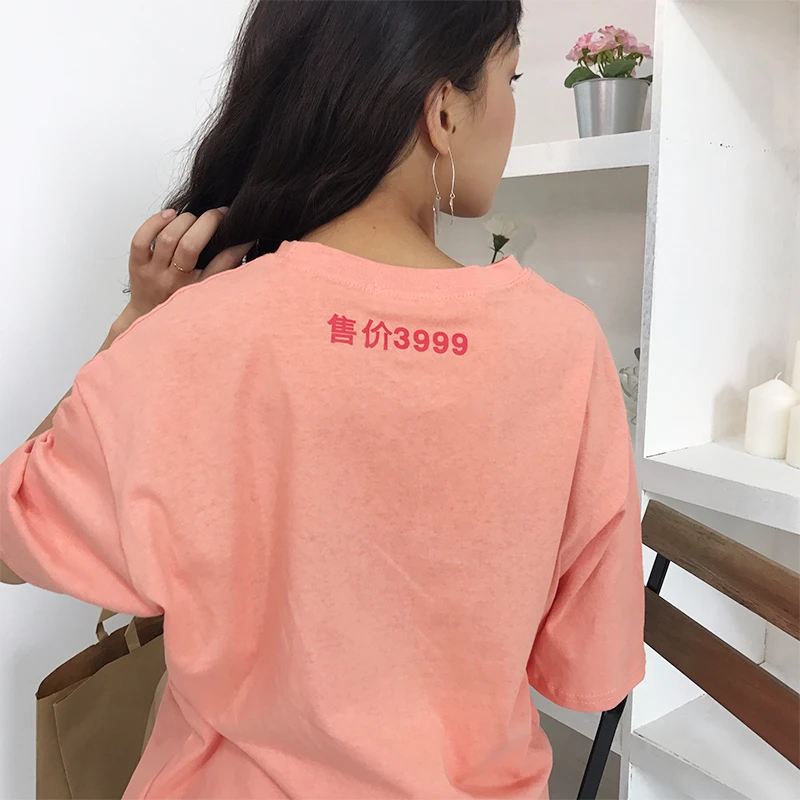 HziriP летние новые женские футболки с короткими рукавами буквенным принтом