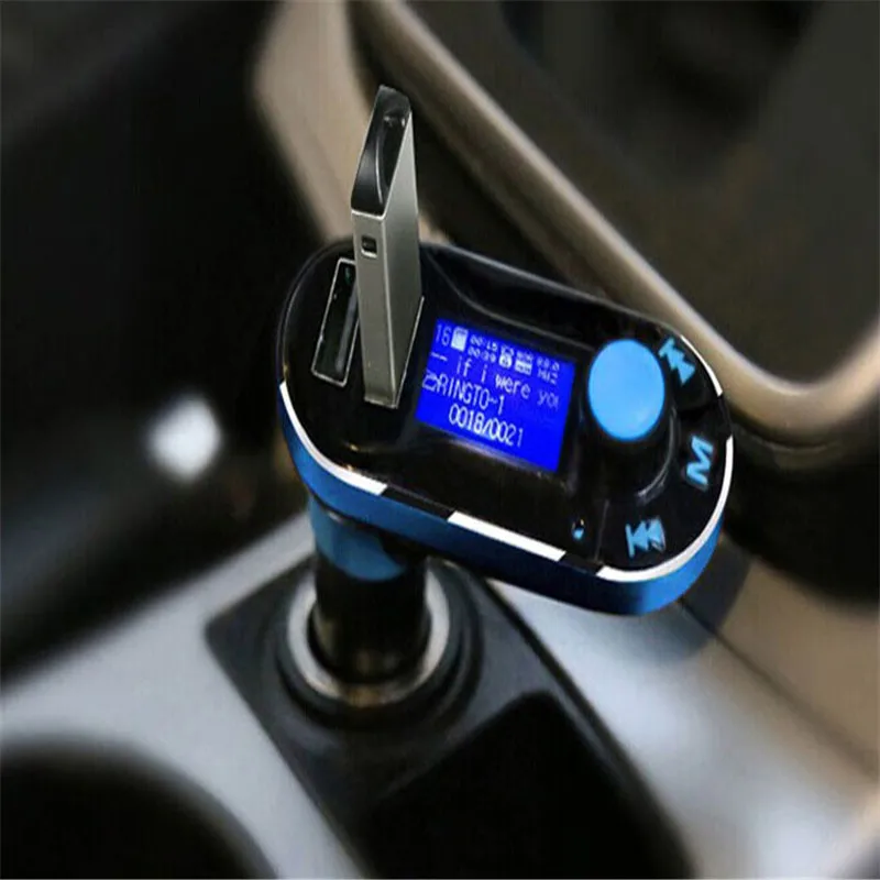 Новое поступление Quick Charge USB Автомобильное Зарядное устройство Bluetooth fm передатчик