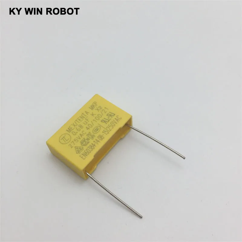 1 шт. расстояние 22 мм 275V 684K 0 68 мкФ 680NF защитного конденсатора safety capacitor 680nf
