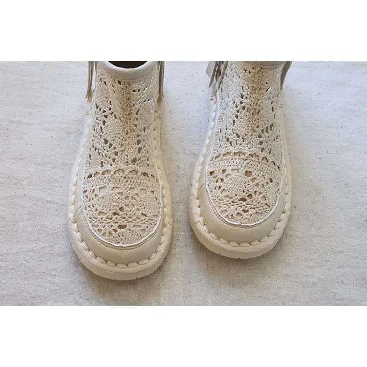 Оригинальные сандалии Careaymade ручной работы Mori на мягкой подошве летняя кружевная