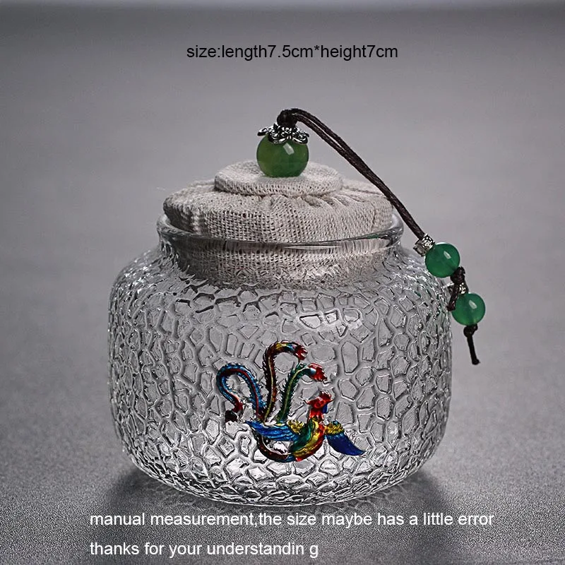 Креативная банка для хранения чая прозрачные стеклянные герметичные банки