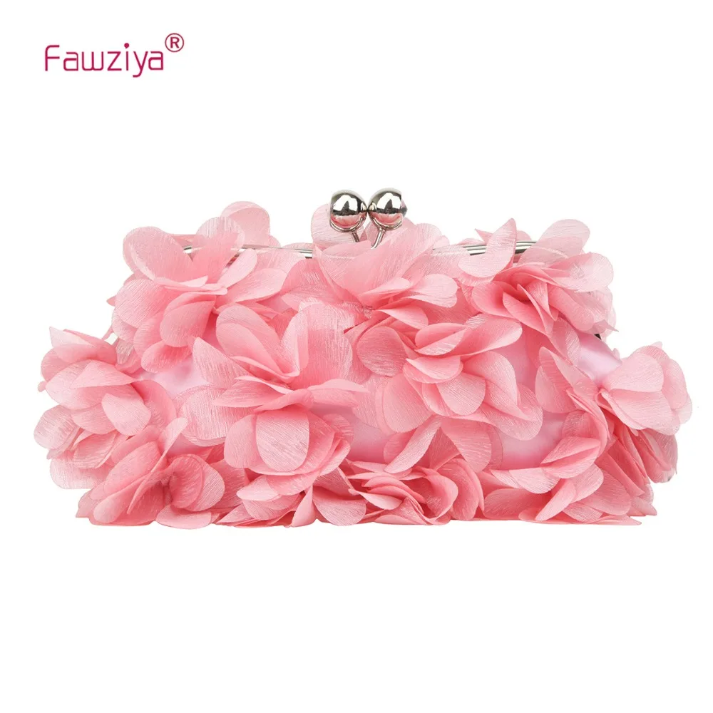 Женская атласная вечерняя сумка Fawziya клатч с цветочным принтом|Клатчи| |